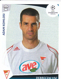 Adam Komlosi Debreceni VSC samolepka UEFA Champions League 2009/10 #332